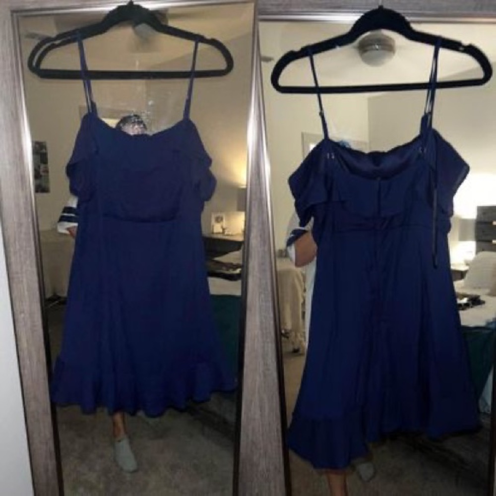 Dark Blue Mini Dress